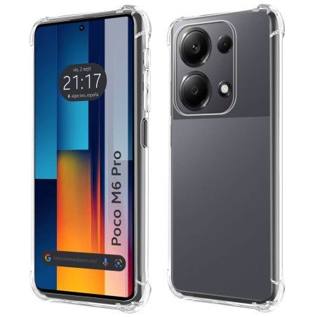 Funda Silicona Antigolpes Transparente para Xiaomi Poco M6 Pro 4G