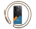 Personaliza tu Funda Colgante Transparente para Xiaomi Redmi Note 13 Pro 5G con Cordon Camel Dibujo Personalizada