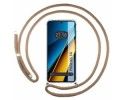 Personaliza tu Funda Colgante Transparente para Xiaomi Poco X6 5G con Cordon Camel Dibujo Personalizada