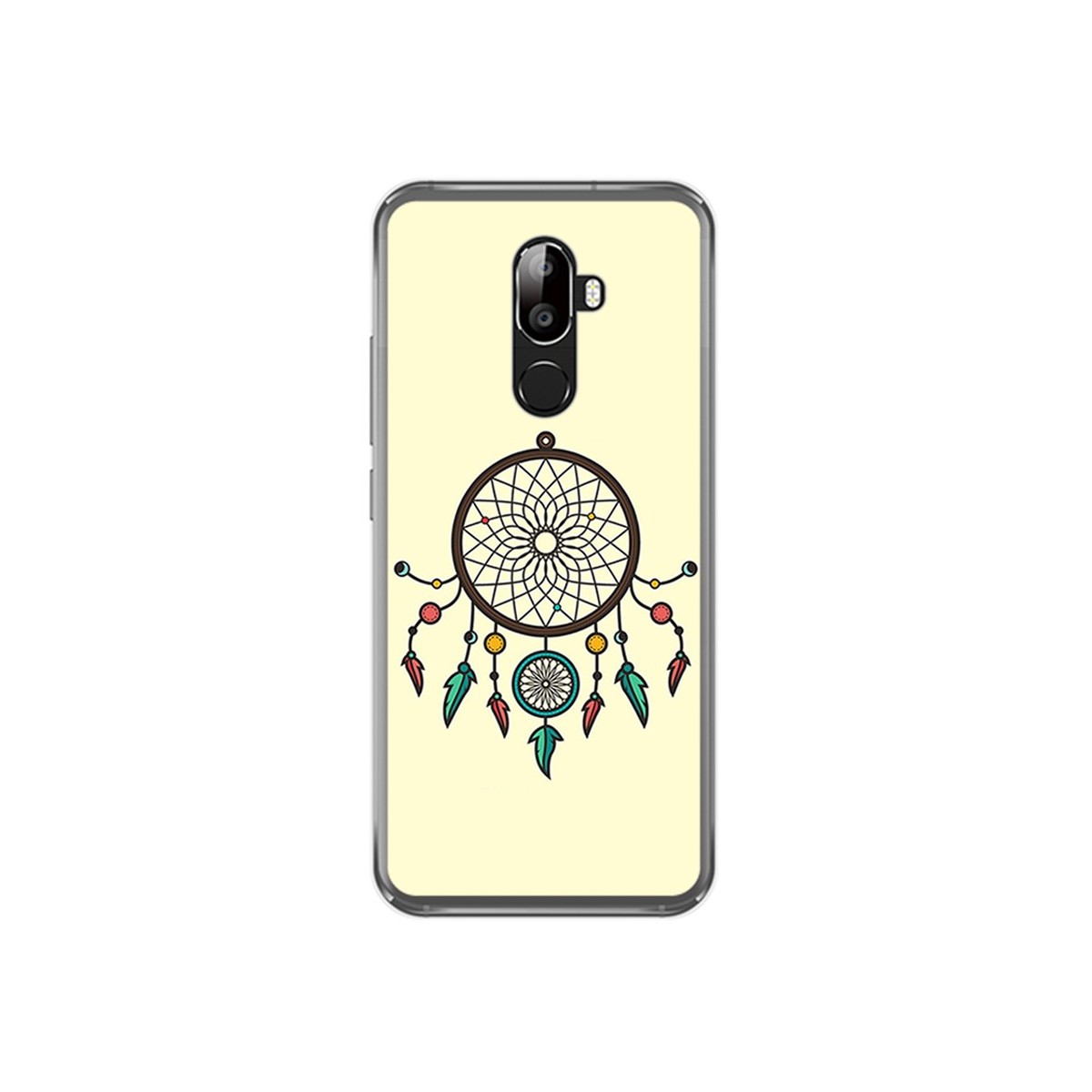 Funda Gel Tpu para Oukitel U18 Diseño Atrapasueños Dibujos