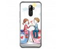 Funda Gel Tpu para Oukitel U18 Diseño Cafe Dibujos