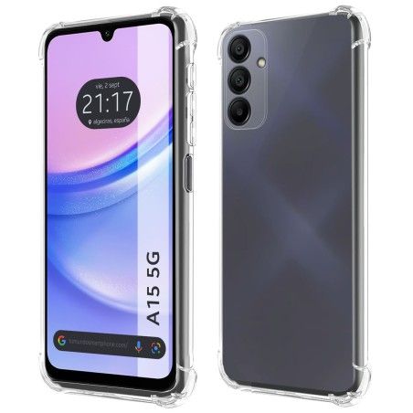 Funda Silicona Antigolpes Transparente para Samsung Galaxy A15 4G / 5G