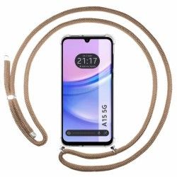 Funda Colgante Transparente para Samsung Galaxy A15 4G / 5G con Cordon Camel