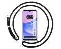 Funda Colgante Transparente para Samsung Galaxy A15 4G / 5G con Cordon Negro