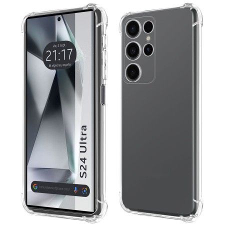 Funda Silicona Antigolpes Transparente para Samsung Galaxy S24 Ultra 5G