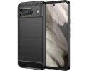 Funda Gel Tpu Tipo Carbon Negra para Google Pixel 8 5G