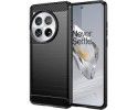 Funda Gel Tpu Tipo Carbon Negra para Oneplus 12 5G