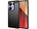 Funda Gel Tpu Tipo Carbon Negra para Xiaomi Redmi Note 13 Pro 4G