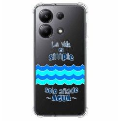 Funda Silicona Antigolpes para Xiaomi Redmi Note 13 4G diseño Agua Dibujos