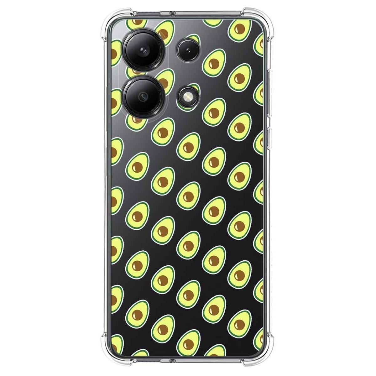 Funda Silicona Antigolpes para Xiaomi Redmi Note 13 4G diseño Aguacate Dibujos