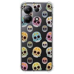 Funda Silicona Antigolpes para Xiaomi Redmi Note 13 4G diseño Catrina Dibujos