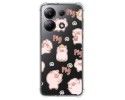 Funda Silicona Antigolpes para Xiaomi Redmi Note 13 4G diseño Cerdos Dibujos
