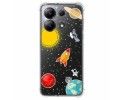 Funda Silicona Antigolpes para Xiaomi Redmi Note 13 4G diseño Espacio Dibujos