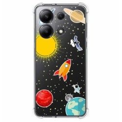 Funda Silicona Antigolpes para Xiaomi Redmi Note 13 4G diseño Espacio Dibujos