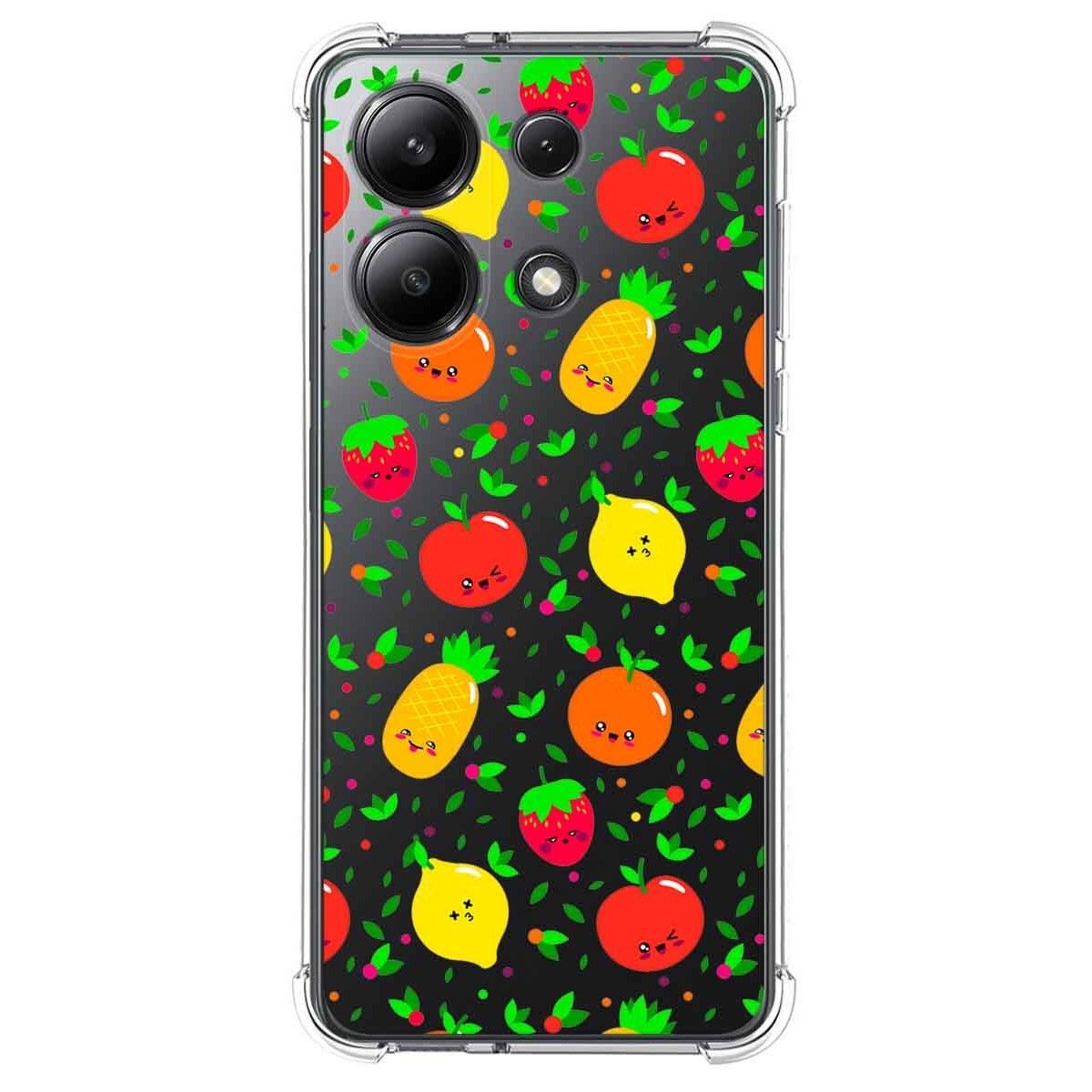 Funda Silicona Antigolpes para Xiaomi Redmi Note 13 4G diseño Frutas 01 Dibujos