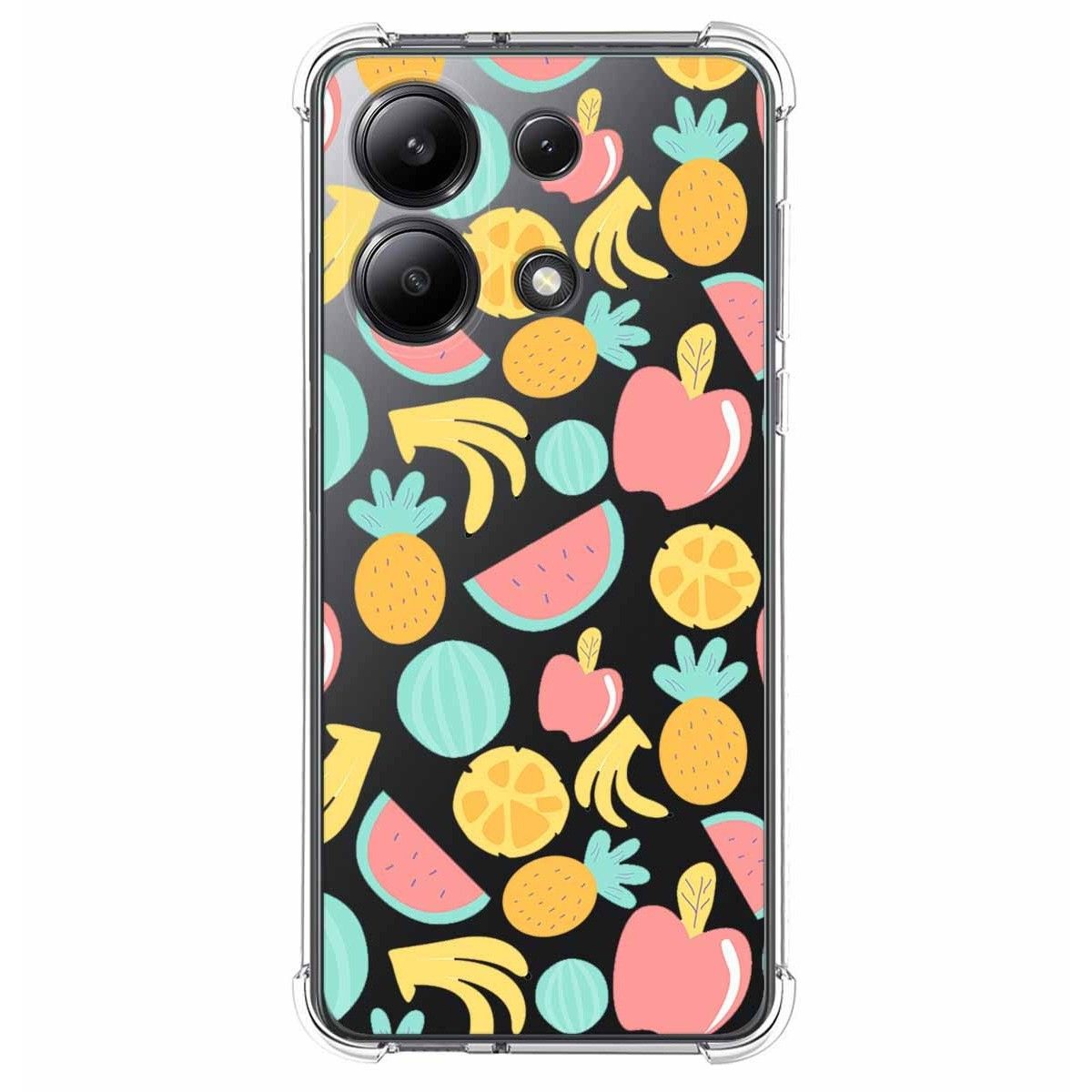 Funda Silicona Antigolpes para Xiaomi Redmi Note 13 4G diseño Frutas 02 Dibujos