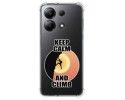 Funda Silicona Antigolpes para Xiaomi Redmi Note 13 4G diseño Hombre Escalada Dibujos