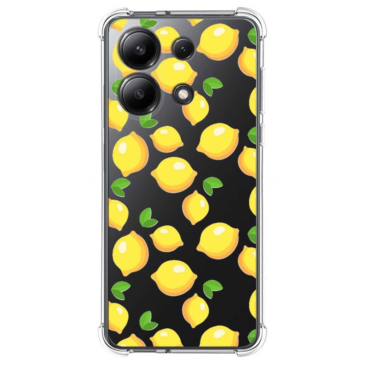 Funda Silicona Antigolpes para Xiaomi Redmi Note 13 4G diseño Limones Dibujos