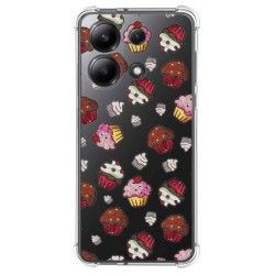 Funda Silicona Antigolpes para Xiaomi Redmi Note 13 4G diseño Muffins Dibujos