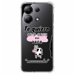 Funda Silicona Antigolpes para Xiaomi Redmi Note 13 4G diseño Vaca Dibujos