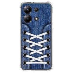 Funda Silicona Antigolpes para Xiaomi Redmi Note 13 4G diseño Zapatillas 01 Dibujos