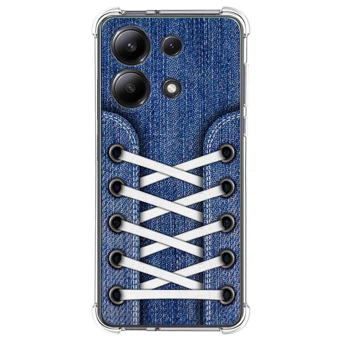 Funda Silicona Antigolpes para Xiaomi Redmi Note 13 4G diseño Zapatillas 01 Dibujos