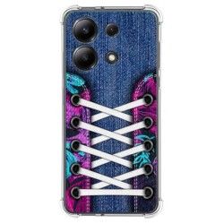 Funda Silicona Antigolpes para Xiaomi Redmi Note 13 4G diseño Zapatillas 06 Dibujos