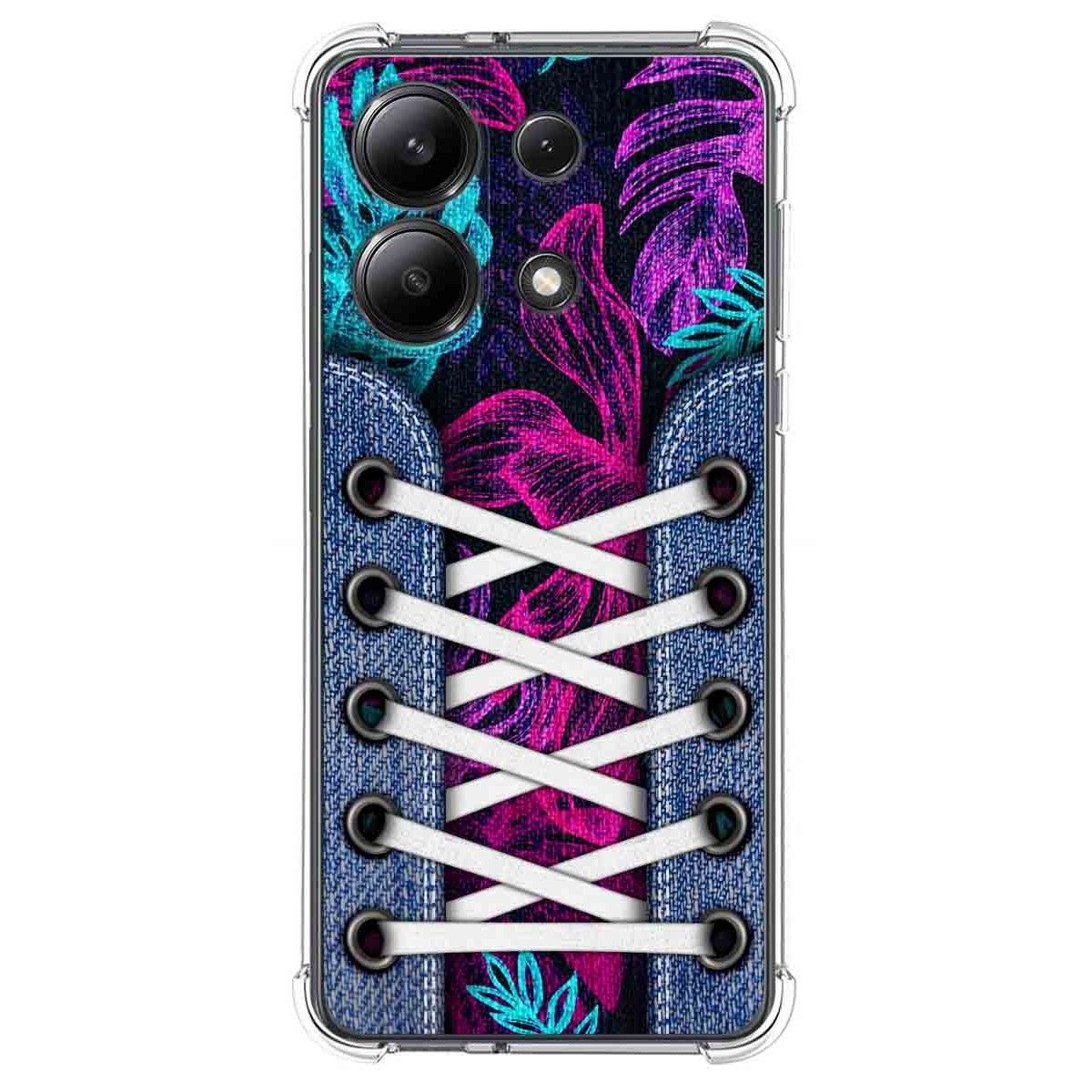 Funda Silicona Antigolpes para Xiaomi Redmi Note 13 4G diseño Zapatillas 07 Dibujos