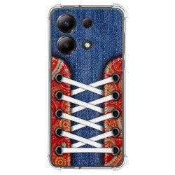 Funda Silicona Antigolpes para Xiaomi Redmi Note 13 4G diseño Zapatillas 11 Dibujos
