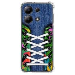 Funda Silicona Antigolpes para Xiaomi Redmi Note 13 4G diseño Zapatillas 13 Dibujos