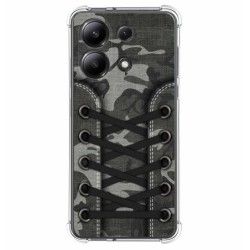 Funda Silicona Antigolpes para Xiaomi Redmi Note 13 4G diseño Zapatillas 15 Dibujos