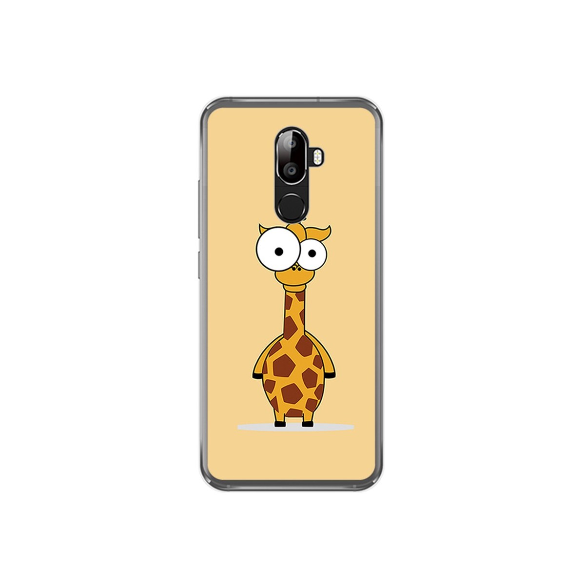 Funda Gel Tpu para Oukitel U18 Diseño Jirafa Dibujos