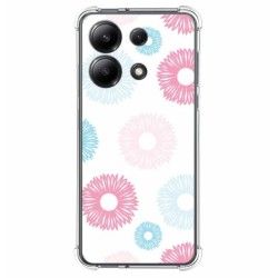 Funda Silicona Antigolpes para Xiaomi Redmi Note 13 4G diseño Flores 06 Dibujos