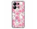 Funda Silicona Antigolpes para Xiaomi Redmi Note 13 4G diseño Flores 07 Dibujos