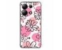 Funda Silicona Antigolpes para Xiaomi Redmi Note 13 4G diseño Flores 09 Dibujos