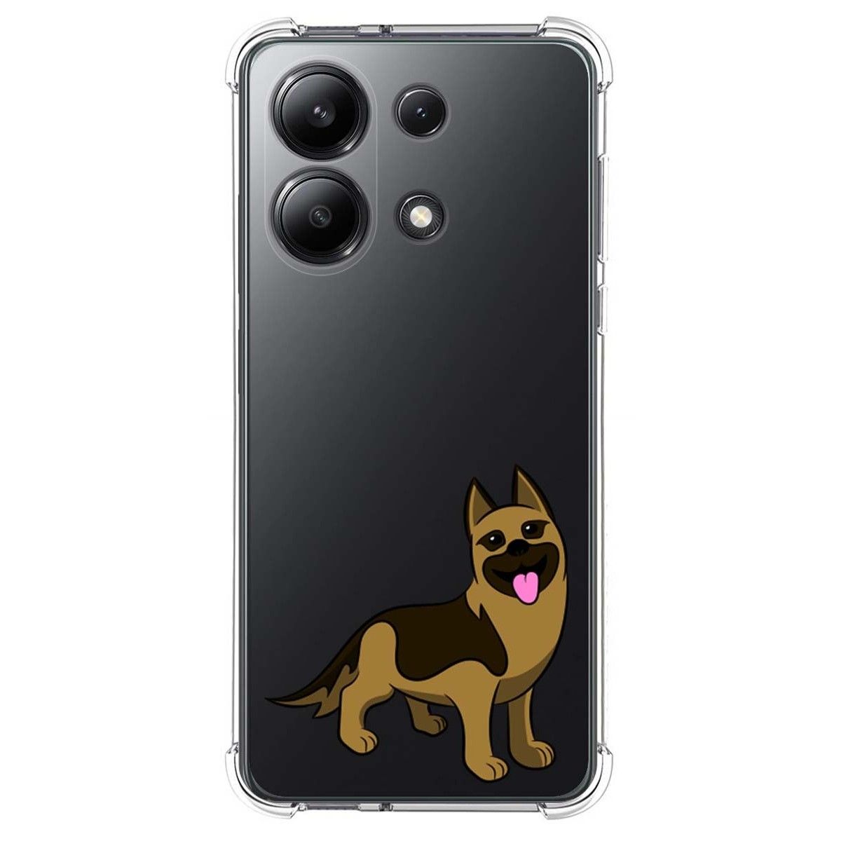 Funda Silicona Antigolpes para Xiaomi Redmi Note 13 4G diseño Perros 03 Dibujos