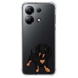 Funda Silicona Antigolpes para Xiaomi Redmi Note 13 4G diseño Perros 04 Dibujos