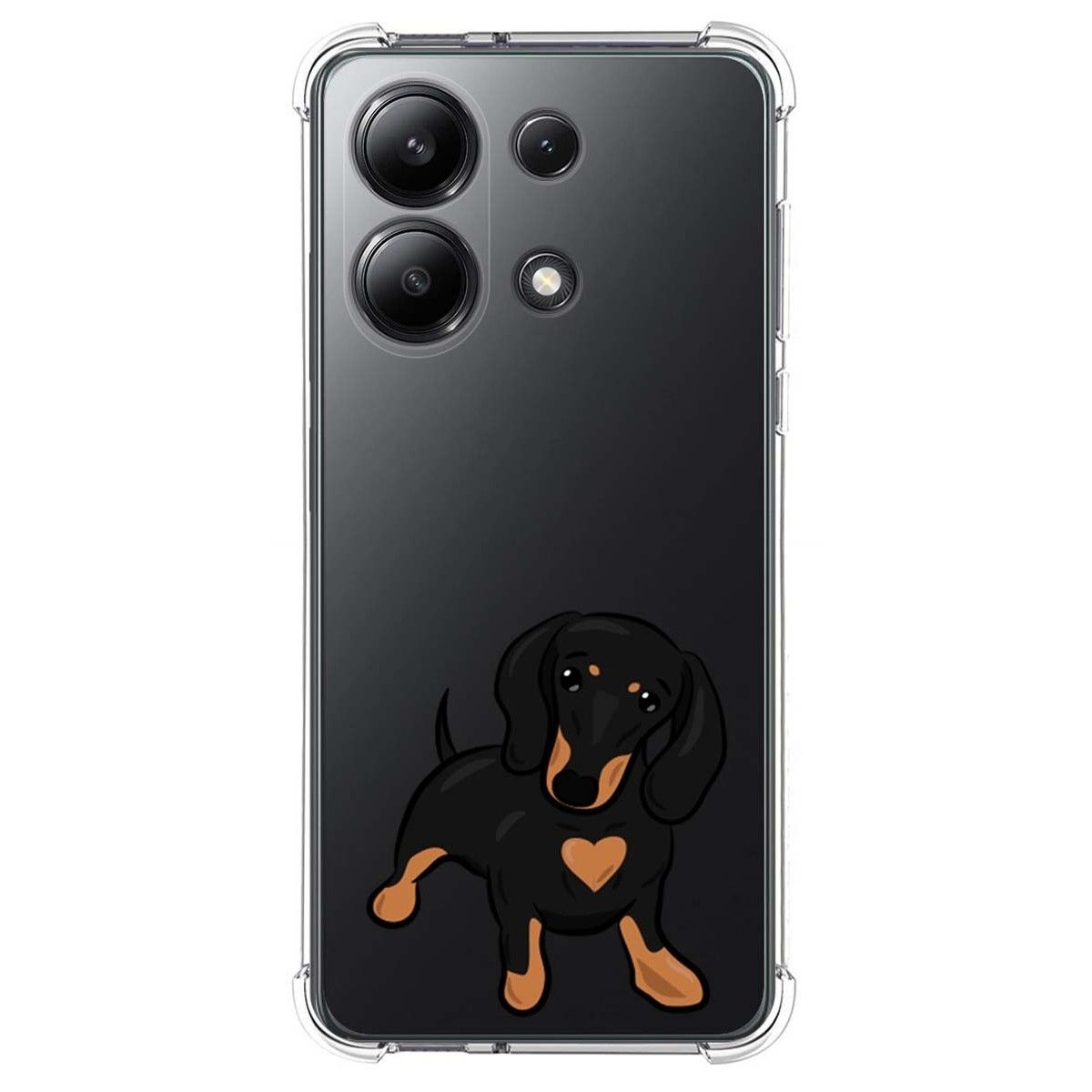 Funda Silicona Antigolpes para Xiaomi Redmi Note 13 4G diseño Perros 04 Dibujos