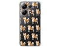 Funda Silicona Antigolpes para Xiaomi Redmi Note 13 4G diseño Perros 08 Dibujos