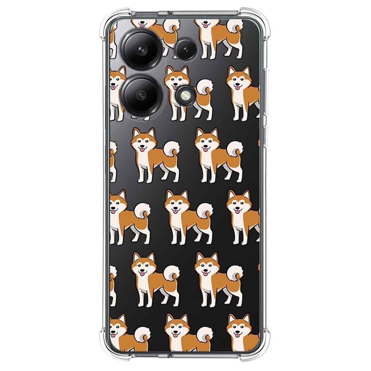 Funda Silicona Antigolpes para Xiaomi Redmi Note 13 4G diseño Perros 08 Dibujos