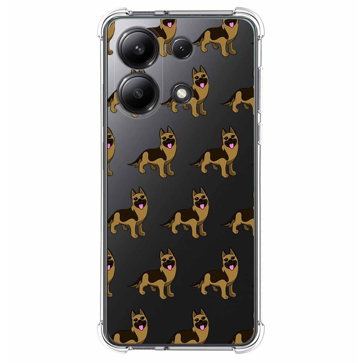 Funda Silicona Antigolpes para Xiaomi Redmi Note 13 4G diseño Perros 09 Dibujos