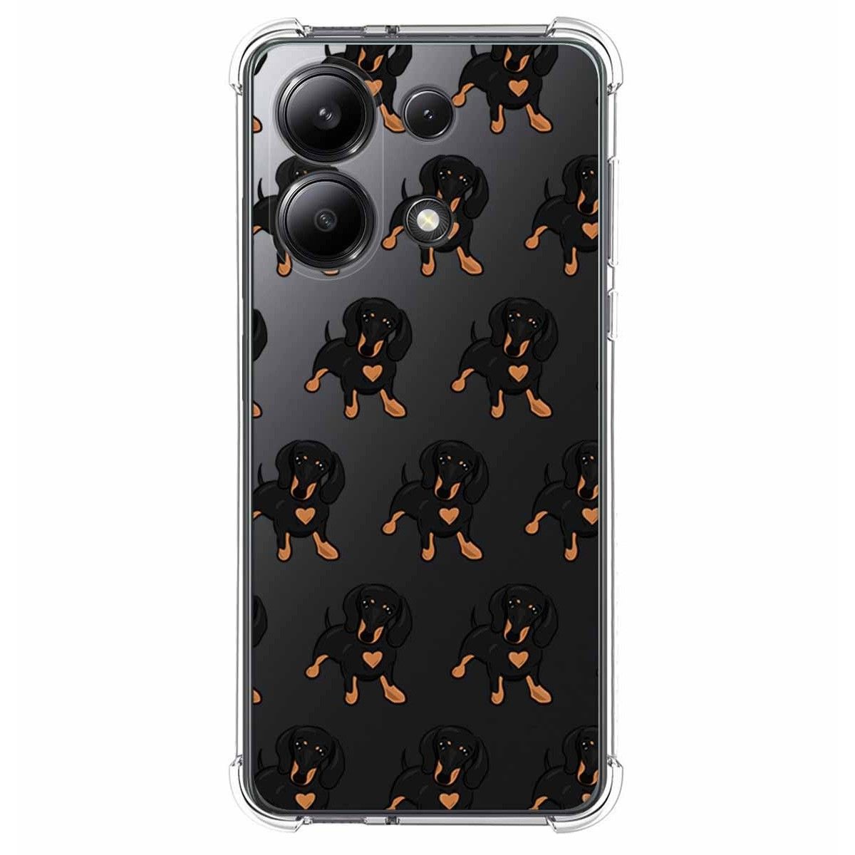 Funda Silicona Antigolpes para Xiaomi Redmi Note 13 4G diseño Perros 10 Dibujos