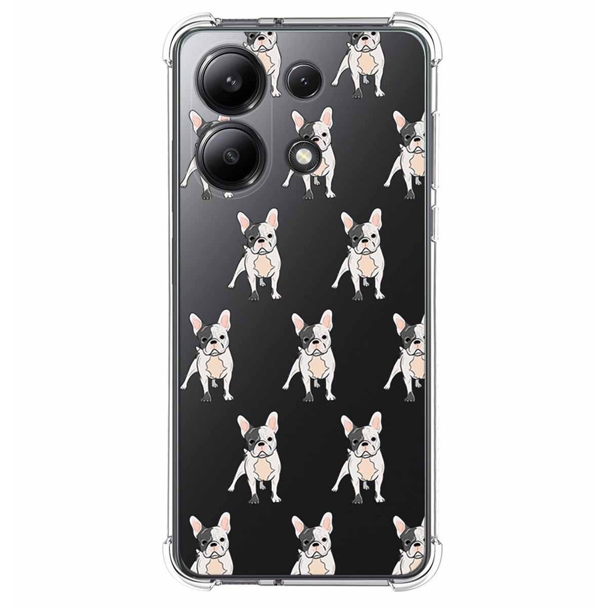 Funda Silicona Antigolpes para Xiaomi Redmi Note 13 4G diseño Perros 12 Dibujos