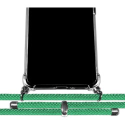 Personaliza tu Funda Colgante Transparente para Xiaomi Redmi Note 13 Pro 4G con Cordon Verde Agua Dibujo Personalizada 2