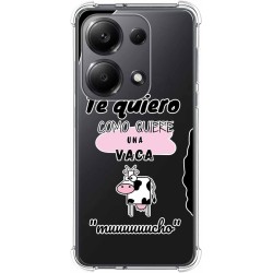 Funda Silicona Antigolpes para Xiaomi Redmi Note 13 Pro 4G diseño Vaca Dibujos