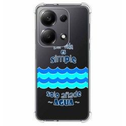 Funda Silicona Antigolpes para Xiaomi Poco M6 Pro 4G diseño Agua Dibujos
