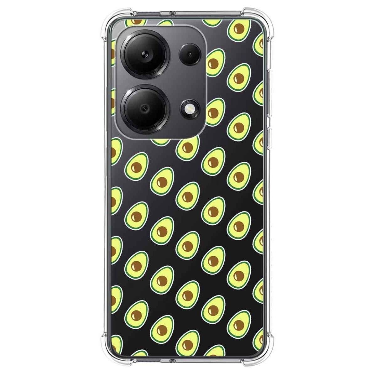 Funda Silicona Antigolpes para Xiaomi Poco M6 Pro 4G diseño Aguacate Dibujos