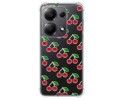 Funda Silicona Antigolpes para Xiaomi Poco M6 Pro 4G diseño Cerezas Dibujos