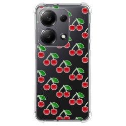 Funda Silicona Antigolpes para Xiaomi Poco M6 Pro 4G diseño Cerezas Dibujos