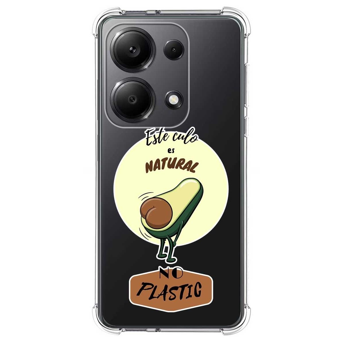 Funda Silicona Antigolpes para Xiaomi Poco M6 Pro 4G diseño Culo Natural Dibujos